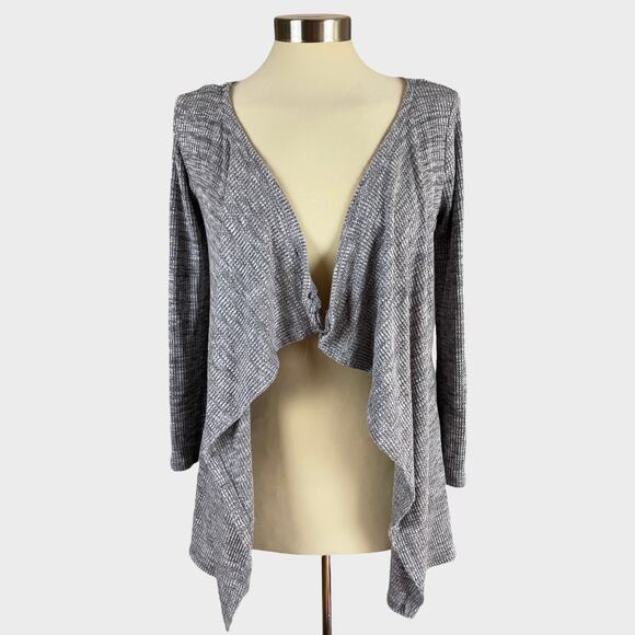 Epic Threads Womens Medium Gray Open Front Drape Cardigan Sweater - Picture 4 of 10